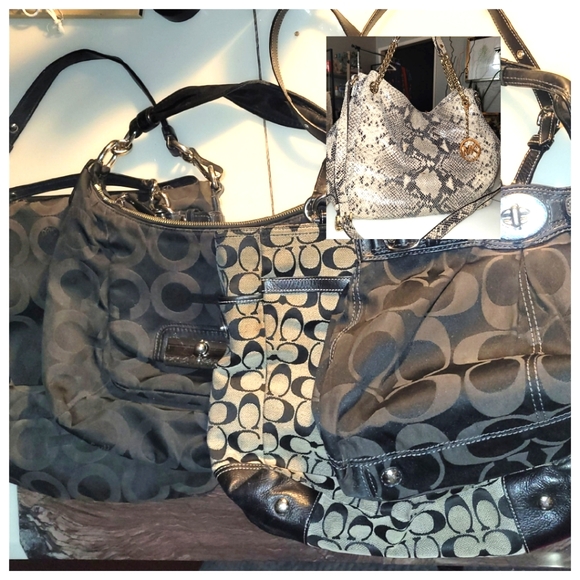 Coach Handbags - Bundle of 4 COACH+1 MICHAEL KORS Tote/Shoulder Bags